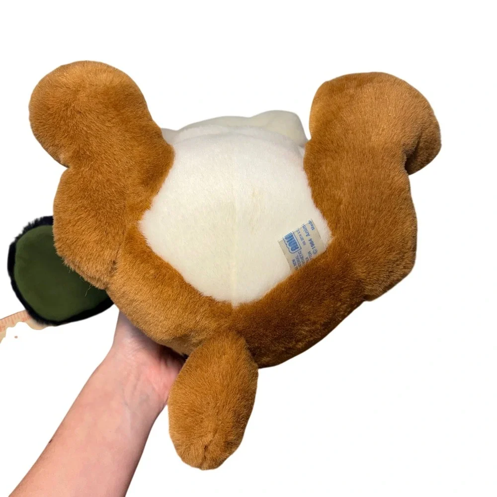 Vintage 1984 Animal‎ Toy Imports Basset Hound Plush Sad Sam Dog Brown White 12in